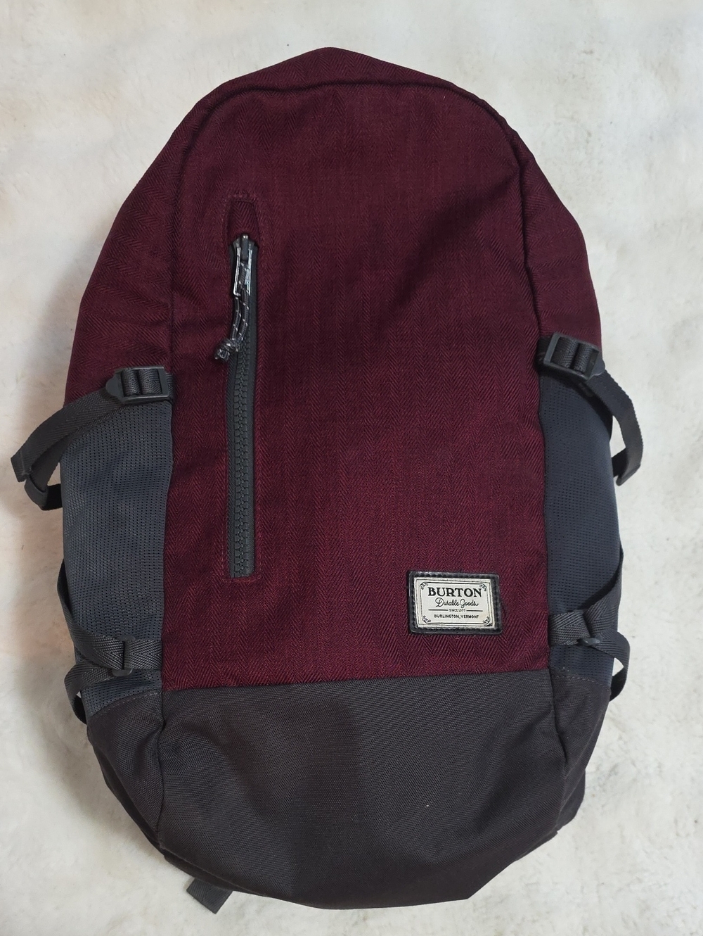 Burton Men's Burgundy and Black Daypack Backpack
